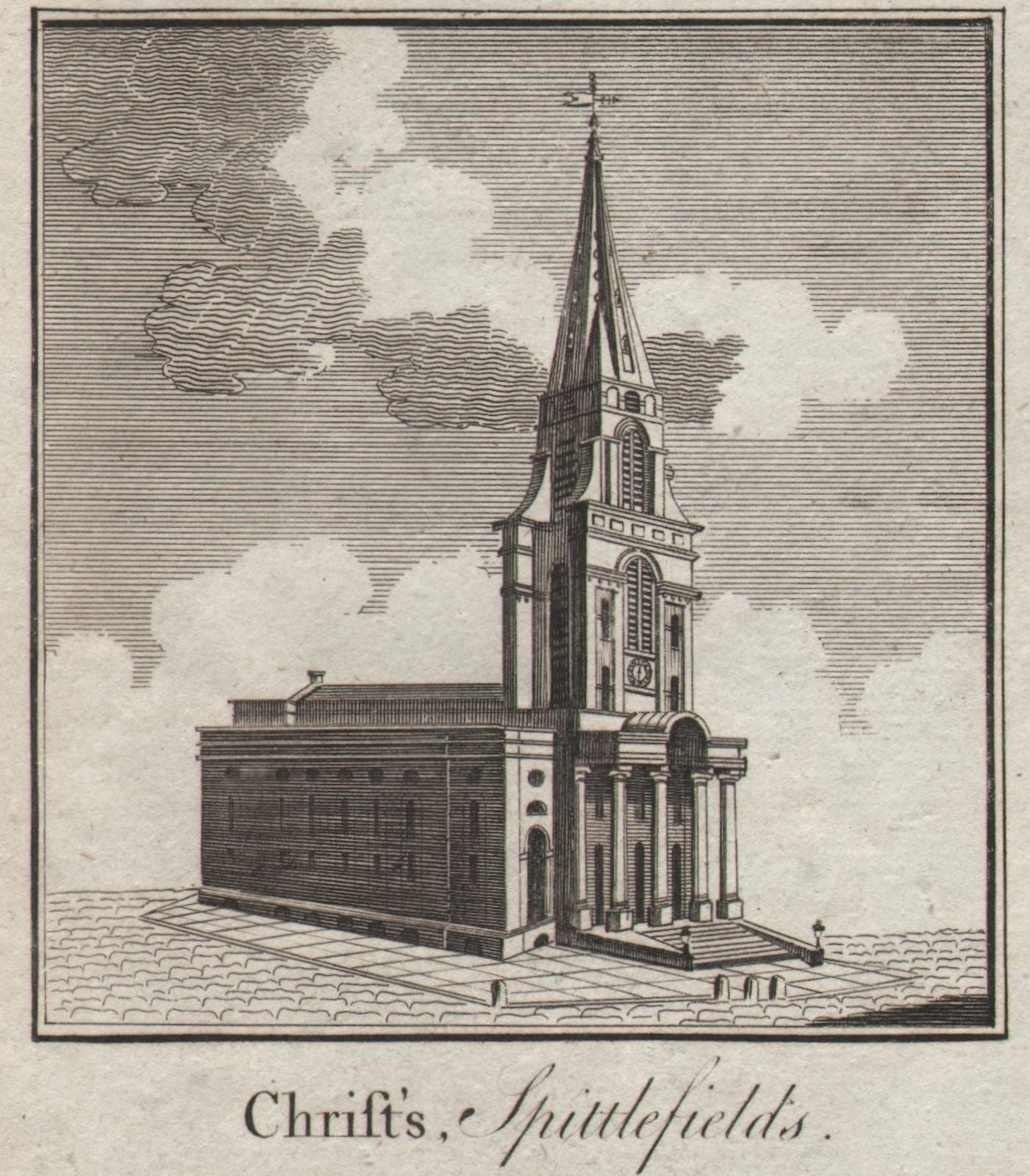 Christ church, Spitalfields. Hawksmoor. Tower Hamlets. SMALL. THORNTON 1784